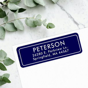 Classic Minimal Return Address Label