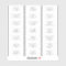 Classic Minimalist Wedding Guest Address Labels