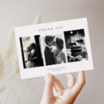 Classic Minimalist Wedding Photo Thank You Card<br><div class="desc">Minimalist and elegant wedding thank you card. Text and messages can be edited on the back of the card. For more advanced customization of this design,  e.g. changing layout,  font or text size please click the "CUSTOMIZE" button above. Please contact me for any questions!</div>