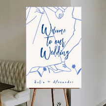 Classic Minimalist Welcome Wedding Sign