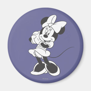 Classic Minnie Black and White Magnet