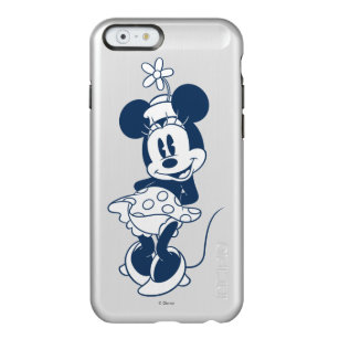 Classic Minnie   Blue Hue with Flower Incipio Feather Shine iPhone 6 Case