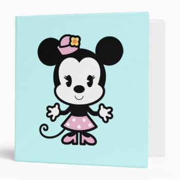 Classic Minnie | Cartoon 3 Ring Binder by MickeyAndFriends at Zazzle