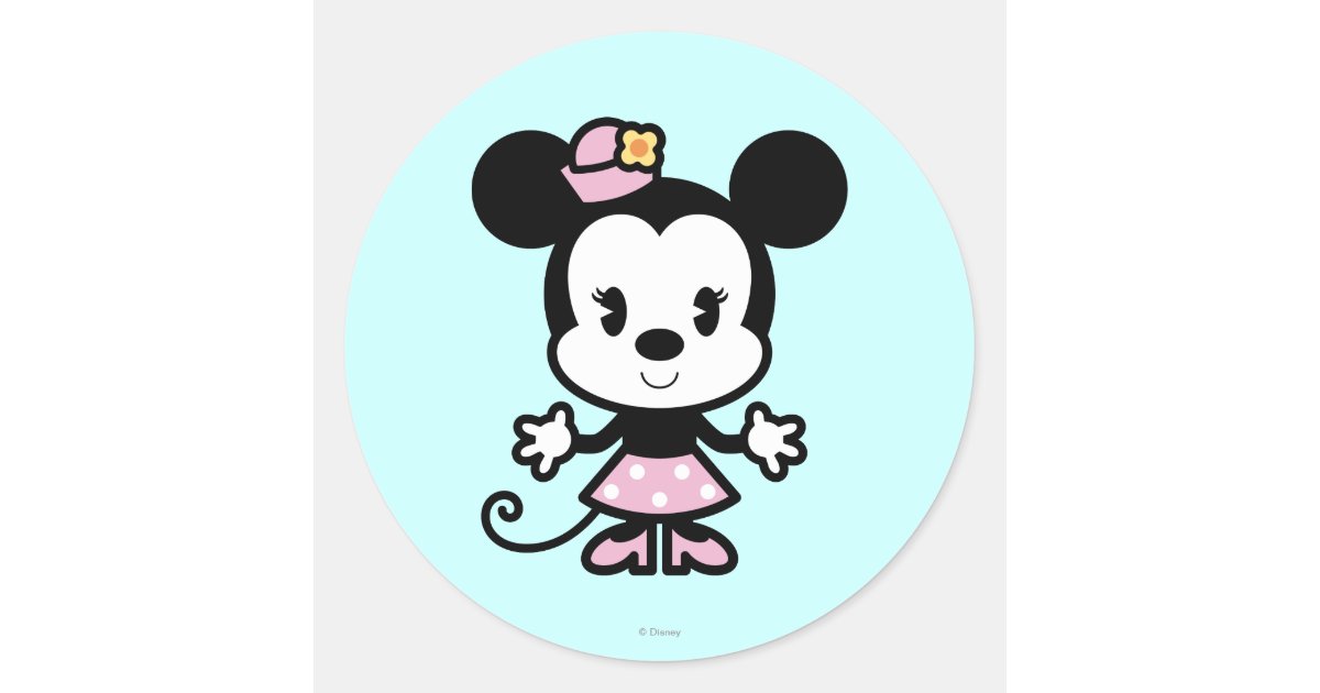 Classic Minnie Mouse 4 Classic Round Sticker