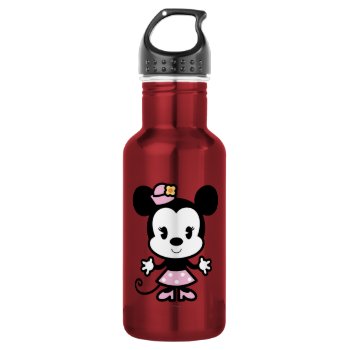 Classic Minnie | Cartoon Stainless Steel Water Bottle by MickeyAndFriends at Zazzle