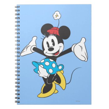 Classic Minnie | Excited Notebook by MickeyAndFriends at Zazzle