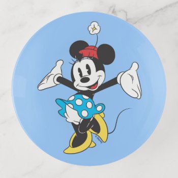 Classic Minnie | Excited Trinket Tray by MickeyAndFriends at Zazzle
