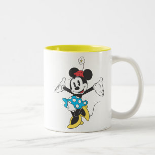 Classic Minnie Excited Two-Tone Coffee Mug
