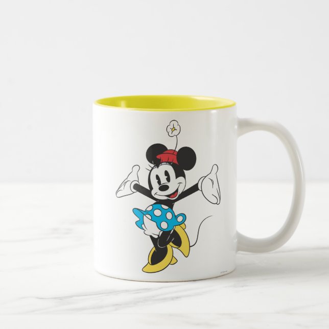 Classic Minnie | Excited Two-Tone Coffee Mug (Right)