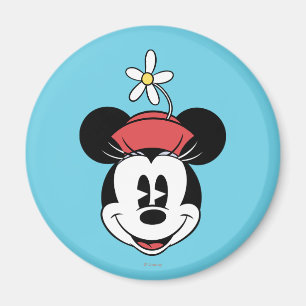 Classic Minnie Flower Face Magnet