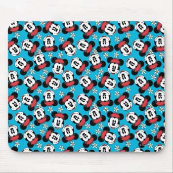 Classic Minnie | Flower Face Mouse Pad by MickeyAndFriends at Zazzle