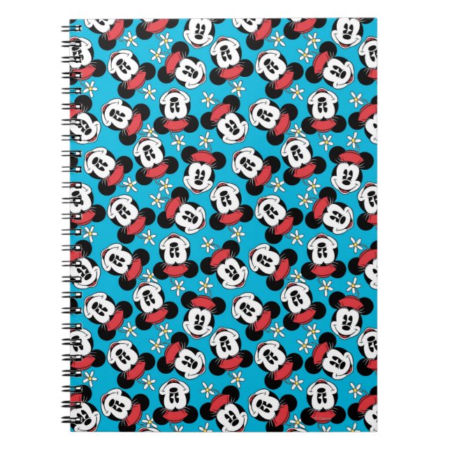 Classic Minnie | Flower Face Notebook (Front)
