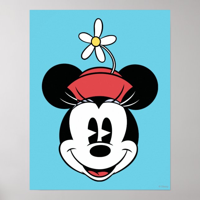 Classic Minnie | Flower Face Poster (Front)