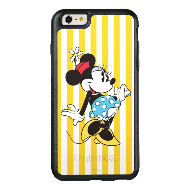 Classic Minnie | Flower Otterbox iPhone Case (Back)