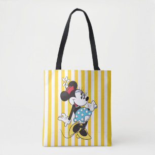 Classic Minnie Flower Tote Bag