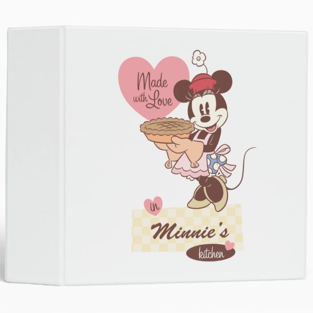 Classic Minnie | Kitchen 3 Ring Binder (Front/Spine)