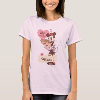 Classic Minnie | Kitchen T-shirt by MickeyAndFriends at Zazzle
