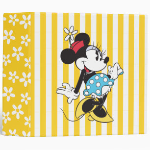 Classic Minnie Mouse 3 Ring Binder