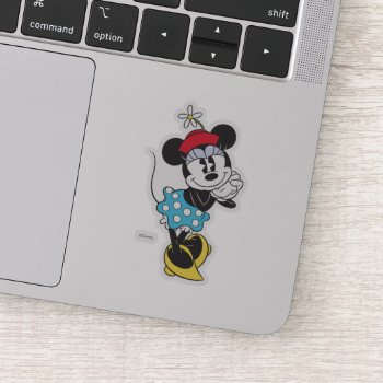 Classic Minnie Mouse 4 Sticker by MickeyAndFriends at Zazzle