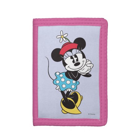 Classic Minnie Mouse 4 Tri-fold Wallet
