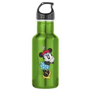 Classic Minnie Mouse 4 Water Bottle by MickeyAndFriends at Zazzle