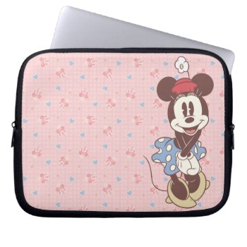 Classic Minnie Mouse 7 Laptop Sleeve by MickeyAndFriends at Zazzle