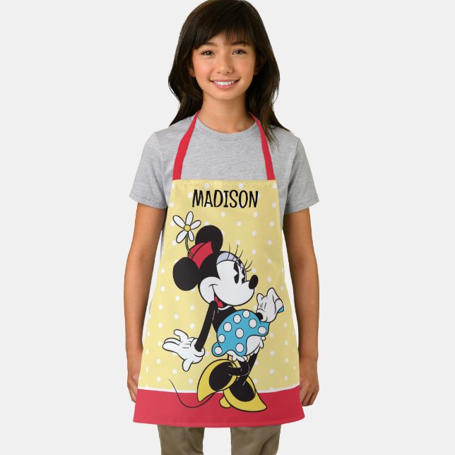 Classic Minnie Mouse Apron (Insitu)