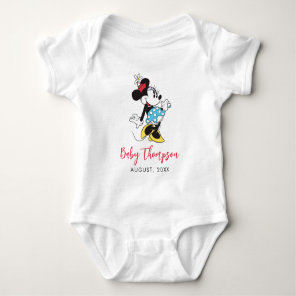 Classic Minnie Mouse | Baby Announcement with Dat Bodysuit