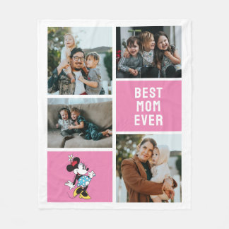 Classic Minnie Mouse | Best Mom Ever Fleece Blanket