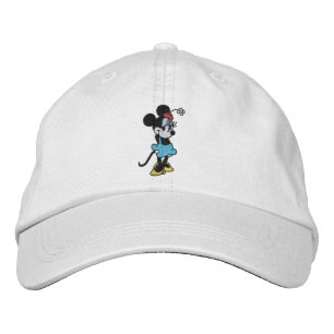 Classic Minnie Mouse Embroidered Baseball Cap