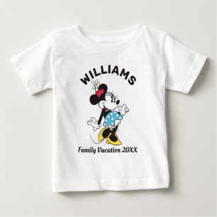 Classic Minnie Mouse Family Vacation Baby T-Shirt