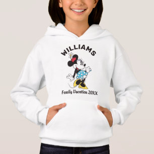 Classic Minnie Mouse   Family Vacation Hoodie