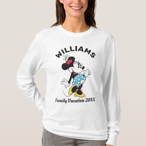 Classic Minnie Mouse  Family Vacation T_Shirt