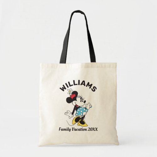 Classic Minnie Mouse  Family Vacation Tote Bag