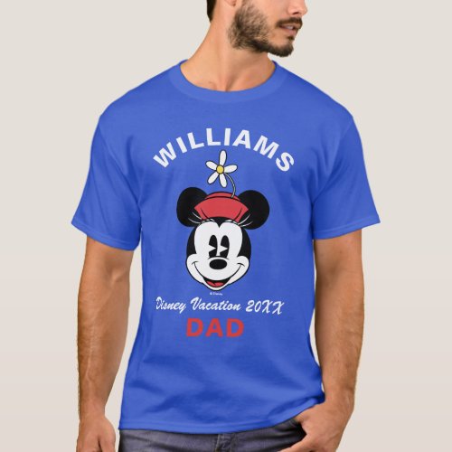 Classic Minnie Mouse  Family Vacation  Year T_Shirt