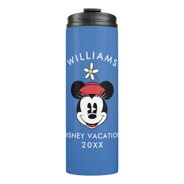 Classic Minnie Mouse | Family Vacation & Year Thermal Tumbler (Front)