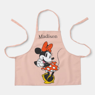 Classic Minnie Mouse Hands Clasped Pose Apron