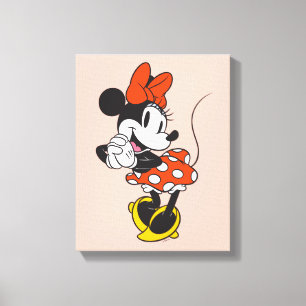 Classic Minnie Mouse Hands Clasped Pose Canvas Print