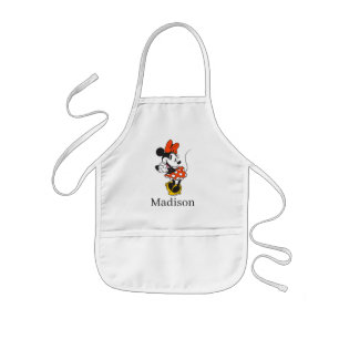 Classic Minnie Mouse Hands Clasped Pose Kids' Apron