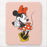 Classic Minnie Mouse Hands Clasped Pose Pad<br><div class="desc">Timeless, playful, and full of Disney charm, this classic Minnie Mouse artwork showcases her iconic polka dot skirt, signature bow, and cheerful pose that fans know and love. With bold colors and a clean, character-forward design, this artwork captures Minnie’s joyful personality and everlasting style. Perfect for customizable Zazzle products like...</div>
