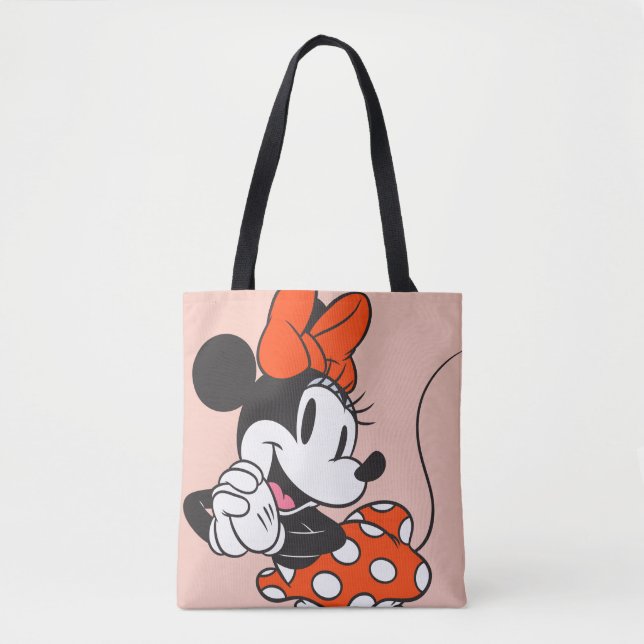 Classic Minnie Mouse Hands Clasped Pose Tote Bag (Front)