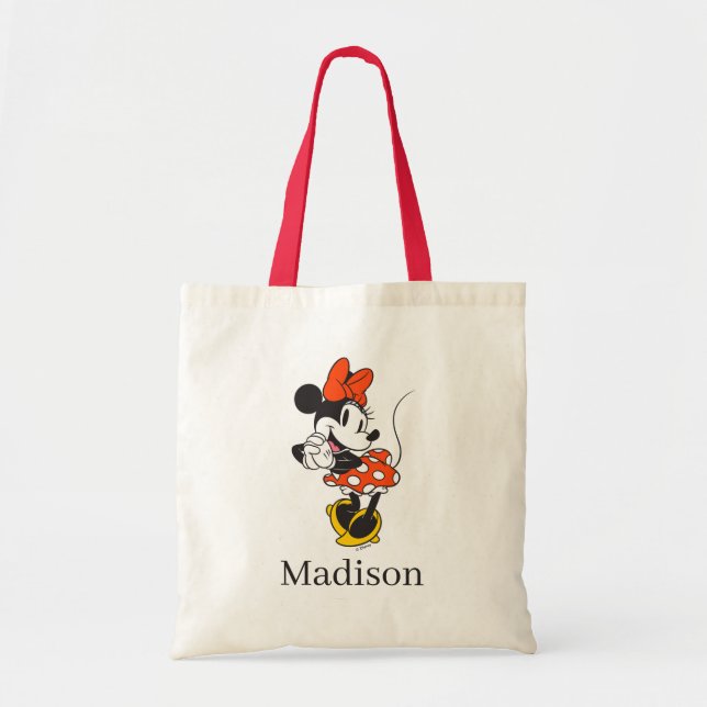 Classic Minnie Mouse Hands Clasped Pose Tote Bag (Front)