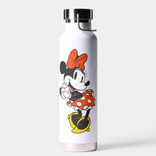 Classic Minnie Mouse Hands Clasped Pose Water Bottle