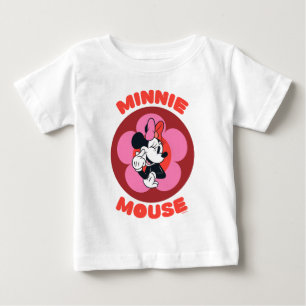 Classic Minnie Mouse Retro Badge Baby T-Shirt