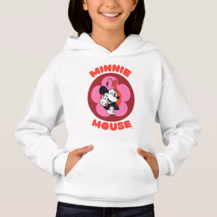 Classic Minnie Mouse Retro Badge Hoodie