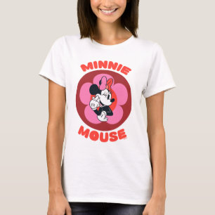 Classic Minnie Mouse Retro Badge T-Shirt