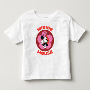 Classic Minnie Mouse Retro Badge Toddler T-shirt