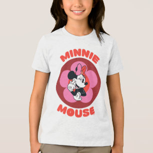 Classic Minnie Mouse Retro Badge Tri-Blend Shirt