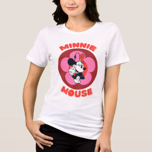 Classic Minnie Mouse Retro Badge Tri-Blend Shirt