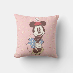 Classic Minnie Mouse Throw Pillow